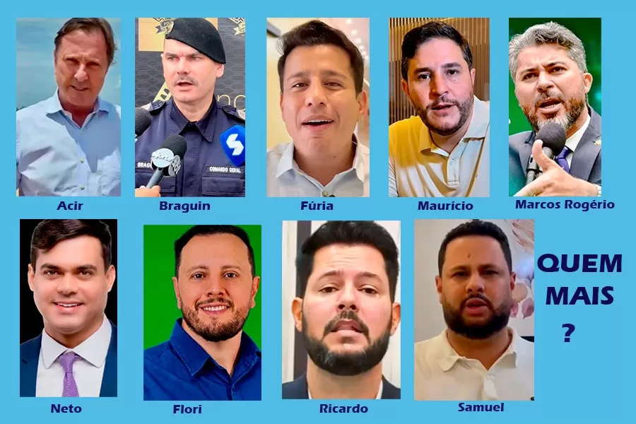 SUCESSÃO ESTADUAL JÁ NÃO TEM APENAS MARCOS ROGÉRIO E FÚRIA. SURGEM ACIR, EXPEDITO NETTO E MUITO MAIS NOMES 