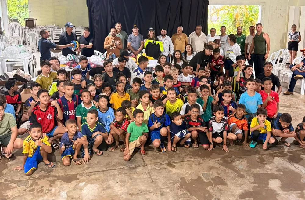 Deputado Laerte Gomes reforça apoio ao esporte com entrega de materiais em Urupá