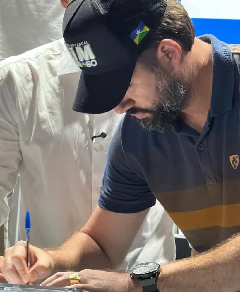 Nim Barroso acompanha avanço de obra do Centro Poliesportivo em Ji-Paraná e reforça compromisso com o desenvolvimento