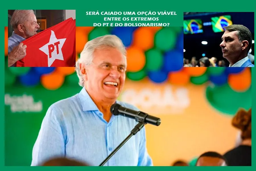 RONALDO CAIADO PODE SURGIR COMO UMA SURPRESA E SER A TERCEIRA VIA ENTRE O LULISMO E O BOLSONARISMO