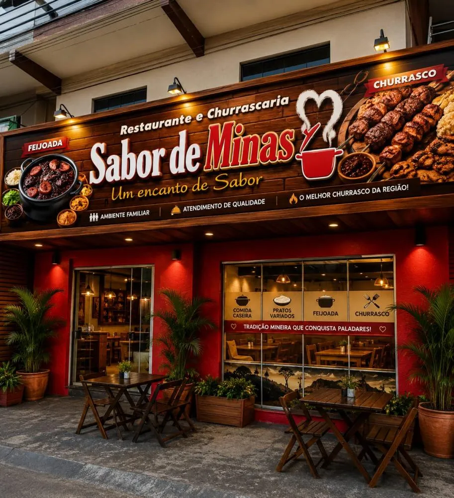 RESTAURANTE SABOR DE MINAS CONQUISTA CLIENTES EM JI-PARANÁ COM QUALIDADE, TRADIÇÃO E ATENDIMENTO DIFERENCIADO