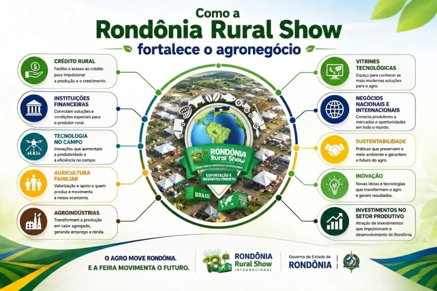 Rondônia Rural Show Internacional se consolida como uma das maiores vitrines de oportunidades do agronegócio brasileiro