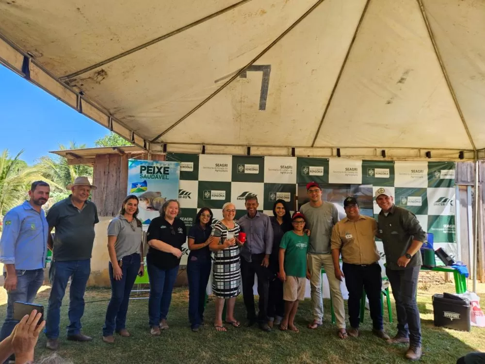 Dia de Campo Incentiva a Piscicultura Familiar em Rondonia