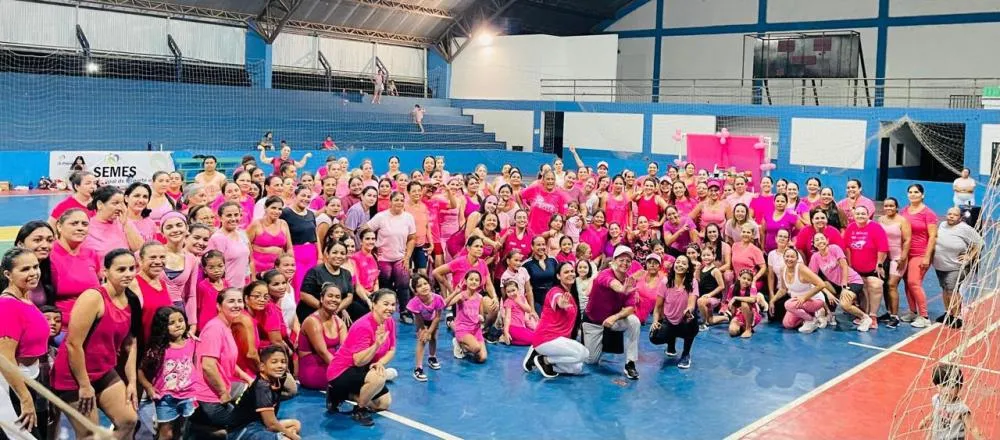 Prefeitura de Ji-Paraná promove “Aulão Outubro Rosa” com atividades físicas e conscientização sobre o câncer de mama