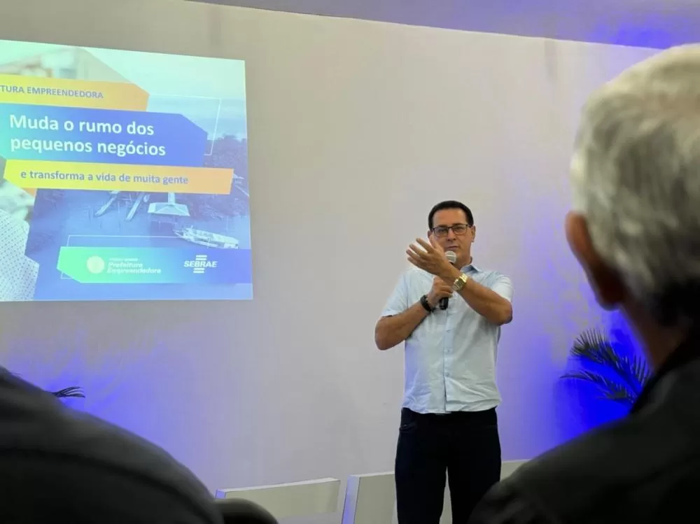 Prefeito Aldo Júlio palestra no encontro do Sebrae com o tema “Prefeitura Empreendedora”