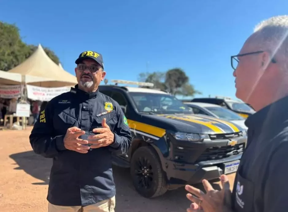 Manifestação chega ao fim e PRF restabelece o tráfego na BR-364, no acesso a Cujubim