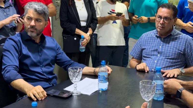 Prefeito Aldo Júlio recebe senador Marcos Rogério e solicita apoio para ampliar investimentos na Saúde de Rolim de Moura