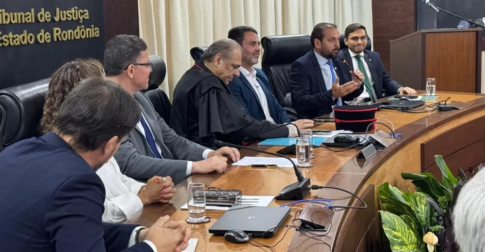 Laerte Gomes participa de solenidades no Tribunal de Justiça de Rondônia e representa o Poder Legislativo estadual