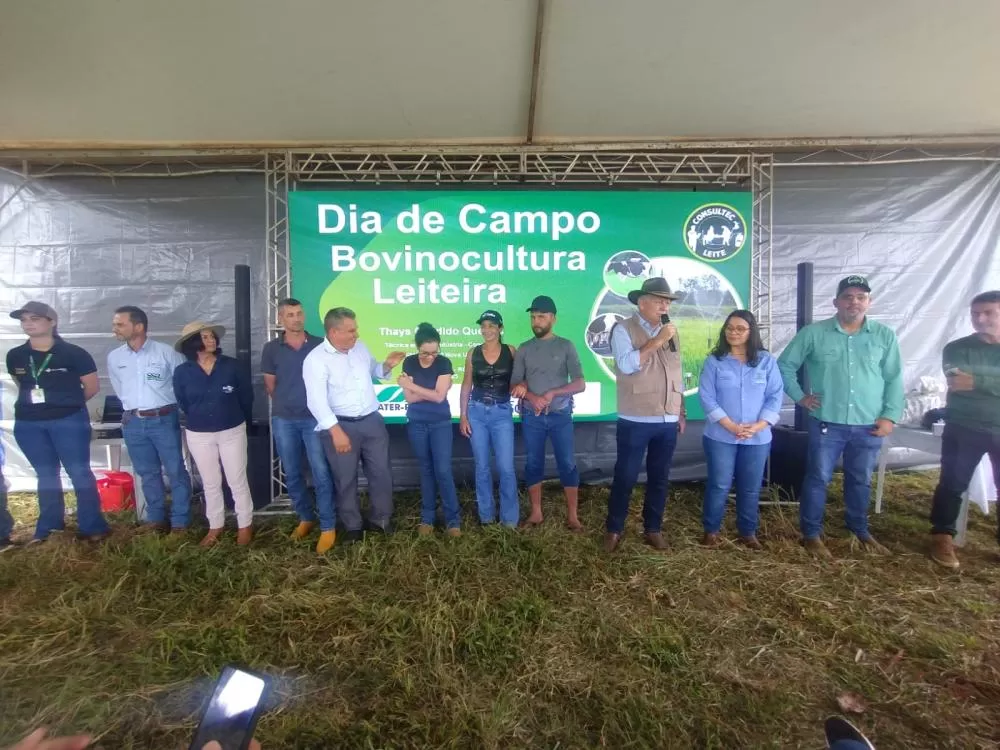  Secretário-Adjunto Carlos Magno Representa Governador Marcos Rocha no Dia de Campo do Projeto ConsulTec Leite em Nova União e Mirante da Serra